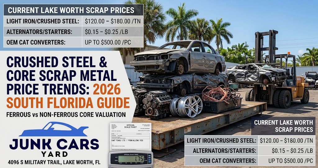 Crushed Steel & Core Scrap Metal Price Trends