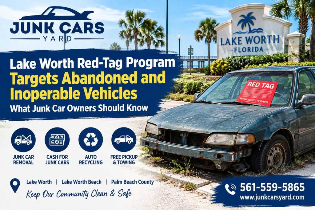Lake Worth Red-Tag Program: What to Do With an Inoperable Junk Car