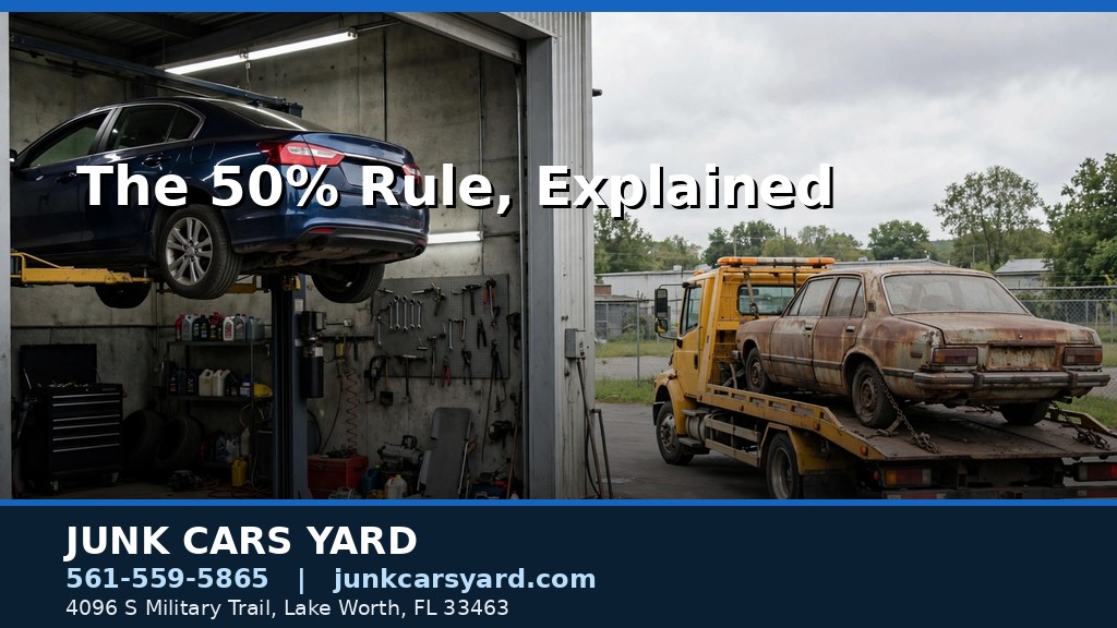 The 50 percent rule for car repair decisions