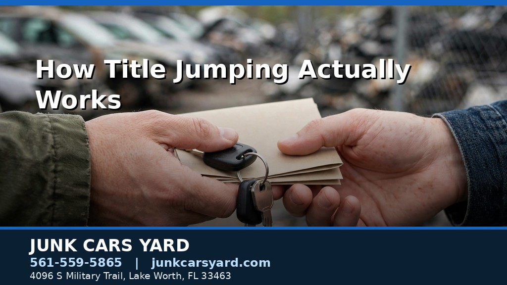 How title jumping works when selling a car