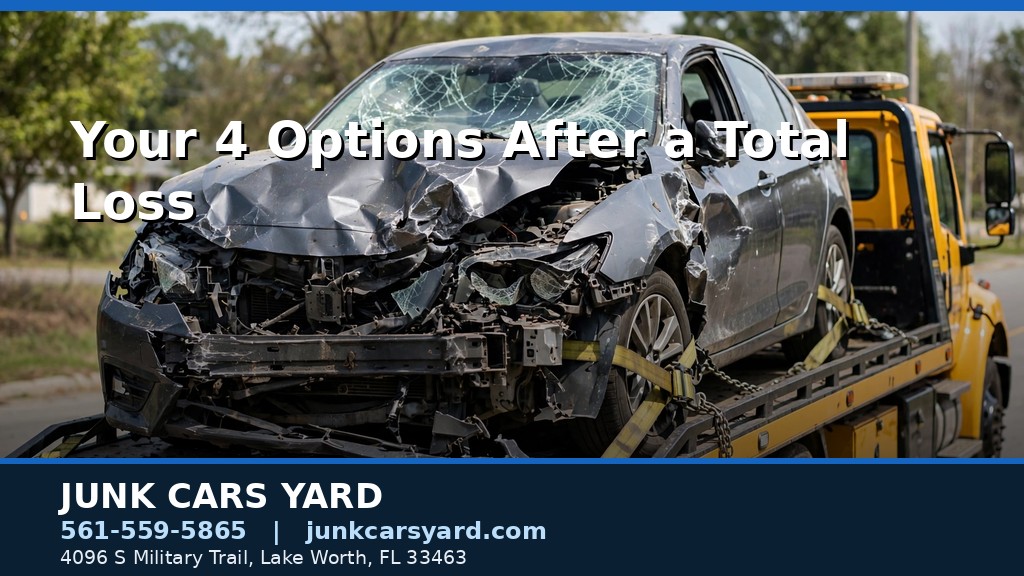 Options after totaling a car without insurance